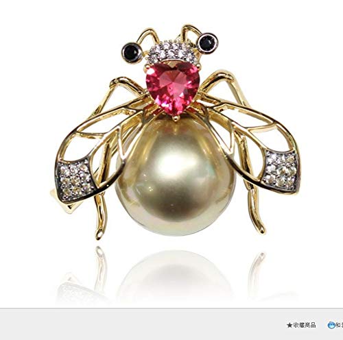Preisvergleich Produktbild youjiu Perleninsektenstift der Persönlichkeitseinlegungsbienenbrosche Retro nachgemachtes