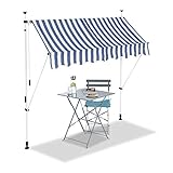 Schonend: Markise zum Klemmen, kein Bohren - Schonende Füße - Keine Beschädigung des Wohnobjekts