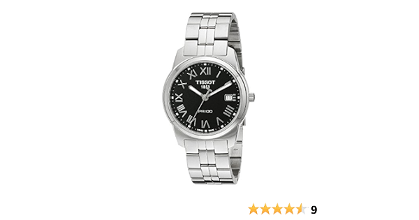 Buy Tissot Men's T0494101105301 PR 100 Black Dial Bracelet Watch Online at  Low Prices in India - Amazon.in