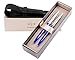 Price comparison product image Stylish PARKER with gift box and London Pagani Collection Leather Pouch – Jotter Pen & Pencil Blue + PAGANI Black