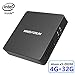 Produktbild Z83-F Lüfterloser Windows 10 Mini PC, Intel Atom Prozessor x5-Z8350 (2M Cache, bis zu 1,92 GHz) 4K/4GB/32GB 1000Mbps LAN 2.4/5.8 Dualband WiFi BT 4.0 Dual Screen Display mit HDMI &VGA Anschlüssen
