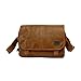Produktbild Nasis Herren PU Leder Messenger Bag/ Umhängetasche/ Schultertasche 31x22x8cm AY4005 (hell kaffee)