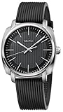 Calvin Klein Herren Analog Quarz Uhr mit Gummi Armband K5M311D1
