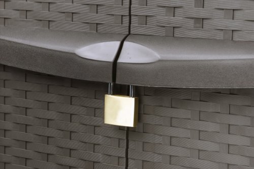 Keter 17190092 Universalschrank Rattan Style Utility Shed, Kunststoff, braun - 5