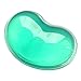 Price comparison product image AUVSTAR Silicone Gel Wrist Rest Cushion Heart-shaped Translucence Ergonomic Mouse Pad Cool Hand Pillow Effectively Reduce Wrist Fatigue and pain (GREEN)