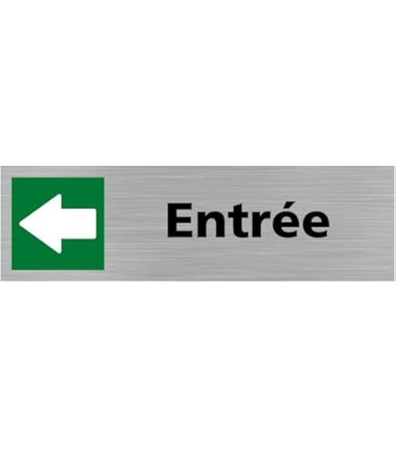 Plaque Accès interdit - Plaques en dibond aluminium brossé 2 mm