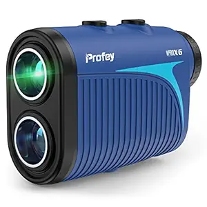 Profey Golf Rangefinder,1500 Yard Laser Range Finder with Slope Calculated, Pin Sensor, Flag-Lock,JOLT Tech,Slope ON/Off Continuous Scan for PGA Golfer 6X Rechargeable Golf Rangefinder