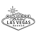 Produktbild Wandaufkleber Willkommen in fabelhaften Las Vegas Wandaufkleber modernes nordisches Design Charakter Vinyl Kunst dekorative Wandtattoo für Wohnzimmer