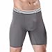 Produktbild TUDUZ Herren Trunks Unterwäsche Boxershorts Shorts Ausbuchtung Pouch Modal Unterhose (Grau, L(Taille:60-74cm))