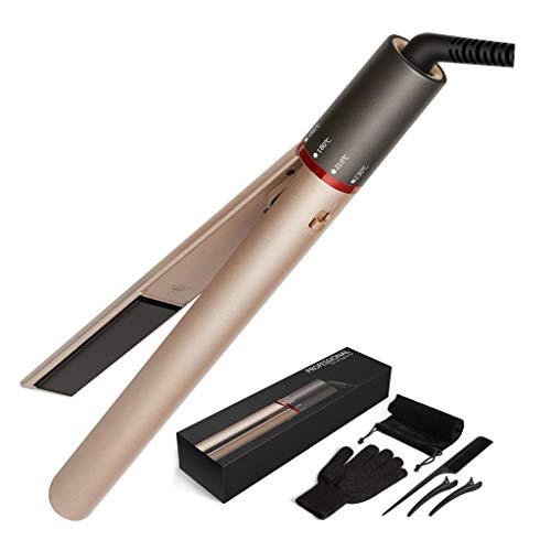 Hair Straighteners 2 In 1 Curling Iron With Ceramic Plate 360 Swivel Cord Dual Voltage Max 230 - Gold reviews Hair Straighteners 2 In 1 Curling Iron With Ceramic Plate 360 Swivel Cord Dual Voltage Max 230 - Gold