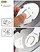 LOSORN ZPY® "Deal of The Day" 10 PCS Child Infant Baby Safety Appliance Fridge Drawer Cupboard Cabinet Door Drawers Lengthened Safety Lock Latch(10_pcs)