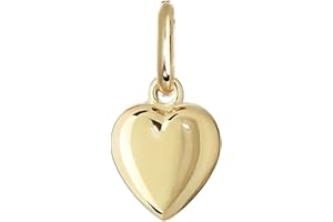 NKlaus Or Cœur en or 333 or jaune Pendentif Cœur 6mm poli Femme Enfant 7708