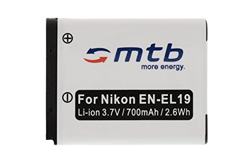 Batterie EN-EL19 pour Nikon S01  S100  S2500  S2550  S2600  S2700  S3100  S3300   voir liste 