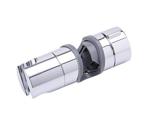 flintronic Brausehalter Ersatz 18–25 mm, Verstellbar Brausehalter Dusche kopf ABS Chrome Fertig, für Badezimmer - 4