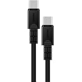 PHILIPS DLC3001 USB-C Şarj ve Data Kablosu, 60W, Hızlı Şarj, 3A Y&uuml;ksek Akım, 1 Metre, Dayanıklı Slikon Kablo (Siyah)