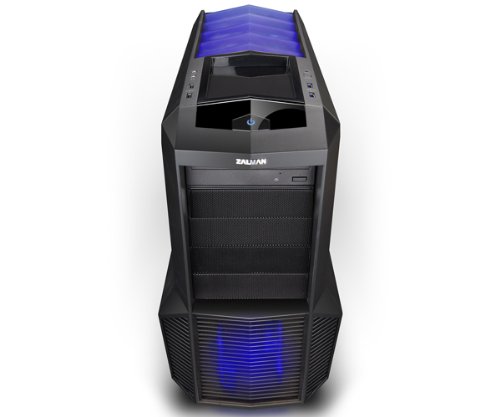 Zalman Z11 Plus Midi-Tower PC-Gehäuse (ATX, 4x 5,25 externe, 5x 3,5 interne, 2x USB 3.0) schwarz - 3