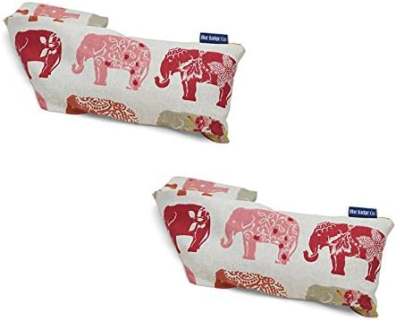 Blue Badge Co Lap Tray with Cushion in Nelly Elephant Design, 2 Pack Bean Bag Cushioned Lap Tray, Moulds Perfectly to knees and legs, Lightweight, Multipurpose and Posture Improving, Comfortable and Convenient, Laminated Surface, Real Wood Frame, Easy to Spot Clean, Handmade in the UK