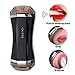 Produktbild KURAZL Automatischer Masturbator-elektrischer Vibrator, Vagina-erotische Sex-Spielwaren für Männer, reizvolle weibliche Stimme Taschenmuschi, 3D Vagina Sex Men Cup