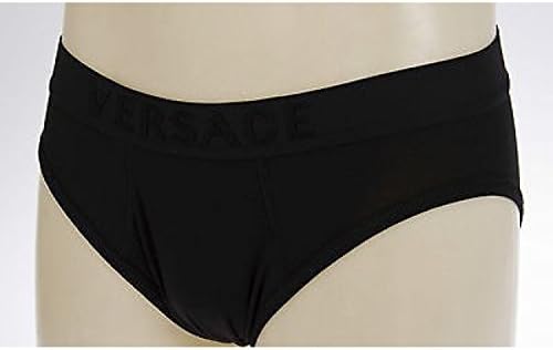 Man underwear Pant panties brief VERSACE art. T. AU140014/5 L with. A008 BLACK