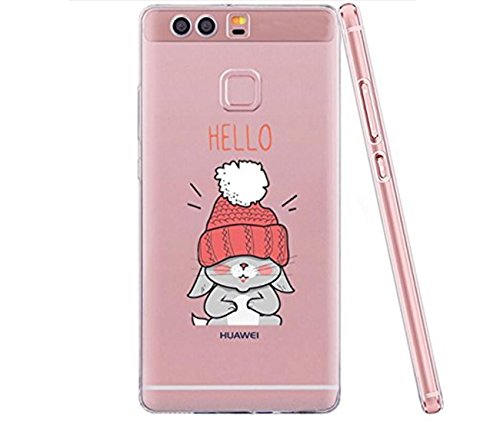Qissy Carcasa Funda para Huawei P9 Gel TPU Silicona Flexible Transparente Ultra Slim Protective Case Cover Skin para Huawei P9 G Qissy Carcasa Funda para Huawei P9 Gel TPU Silicona Flexible Transparente Ultra Slim Protective Case Cover Skin para Huawei P9 G