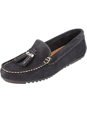 BOnova® Capdapera Mokassin in 4 Farben für Damen, Slipper aus hochwertigem Veloursleder - HANDMADE IN SPAIN