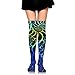 Produktbild Women's Fractal Math Art Casual Crew Top Socks 60cm Length