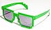 Produktbild Sonnenbrillen Retro Pixel Style Grün
