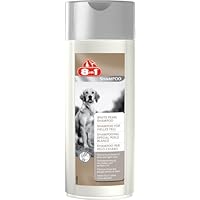 8in1 Shampoo für Hunde (Farbintensivierung von hellem und weißem Hundefell), 250 ml Flasche