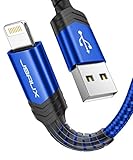 [Lo que obtienes]: Estamos suministrando este cable Lightning trenzado de nylon JSAUX de 1.8M (un paquete) con una garantía de 18 meses sin preocupaciones y servicio al cliente.