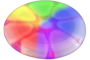 The Glowhouse LED-Blink-Frisbee, leuchtende Flugscheibe, lustiges Wurfspielzeug für den Außenbereich