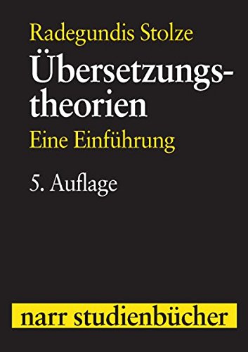 Übersetzungstheorien (narr studienbücher)