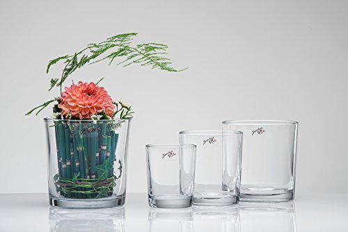 Glasvase Cyli klar rund 11 cm Ø 9,5 cm von Sandra Rich - 2