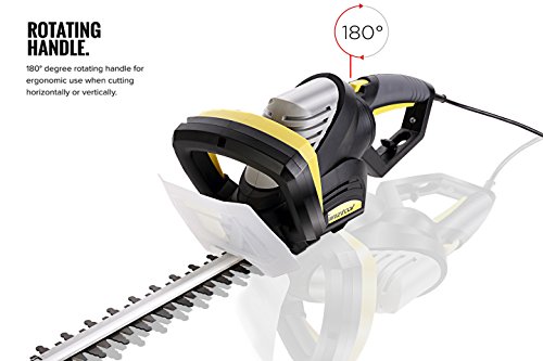 FANZTOOL 710W Elektro-Heckenschere，610 mm Schnittlänge, 24 mm Zahnabstand, HTEG41-610 - 3