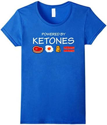 Powered by Ketones T-Shirt Female Medium Royal Blue