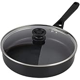 Ninja ZEROSTICK Classic Cookware 26cm Sauté Pan, Non-Stick, Long Lasting Aluminium Sauté Pan, Induction Compatible, Oven Safe