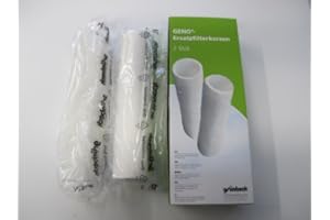 Grünbeck Ersatzfilter für Wasserfilter Typ FS 2" 2er Pack (50 µm ohne Schutzglocke) *** (Filterhülse Vlies Filter Feinfilter Hauswasserfilter Kerzenfilter Ersatzkerzenfilter Filterkerze)