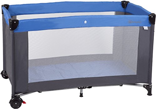 Preisvergleich Produktbild BabyGO Reisebett Babybett Neo mit Rädern Schlupfloch Tasche und Reisebettmatratze