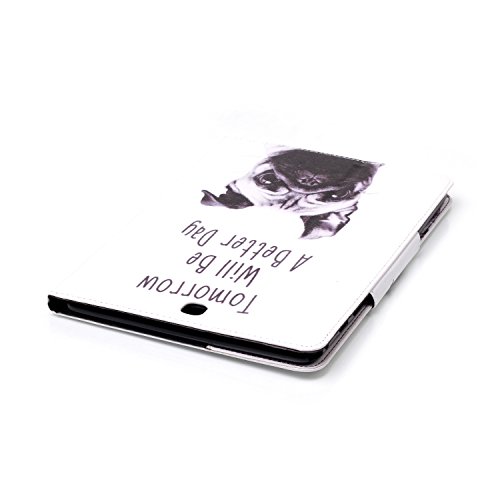Samsung Galaxy Tab A 9.7 SM-T550 Hülle, Deenor Bunt Painting und Stilvoll Brieftasche Tasche PU Leder Flip Protective Stand Tasche Schutzhülle Hülle für Samsung Galaxy Tab A 9.7 SM-T550.[Dog] - 5