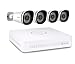 Price comparison product image Foscam FN3108XE Network Video Recorder Kit and 4 Cameras. 720p HD 8 Channels NVR Security Surveillance System, 1TB HDD, 4 Bullet IP Cameras with Night Vision and Motion Detection, Easy Set-Up xPoE