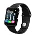 Produktbild Kinder Smartwatch, 12shage Smart Watch Uhr Intelligente Armbanduhr Fitness GPS Tracker Armband (Schwarz)