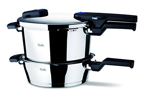 Fissler Vitaquick FL60030013000 Set of 6 Litre Pressure Cooker 3.5 Litre Pan with Glass Lid