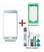 Produktbild iTG® PREMIUM Displayglas Reparatur-Set für Samsung Galaxy A3 (2017) Blau (Blue Mist) - Oleophobic Front Display Glas für Modell SM-A320F + Vorgeschnittene 3M Klebefolie und iTG® Werkzeug-Set