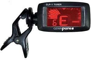 Gewa - Accordeur Guitare Clipable Automatique - Noir