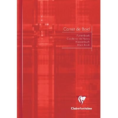 Clairefontaine 3689 Carnet de notes des professeurs reliure piqûre 14,8x21cm 40 pages