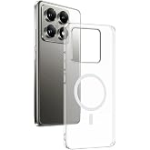 Ottonova Xiaomi 14T İ&ccedil;in Kamera Korumalı Manyetik Şarj &Ouml;zellikli Şeffaf Demy Sert PC Kapak