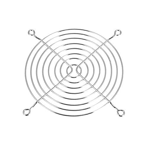 EEIN Finger Guard Metal Fan Grill Protector 5pcs for Fan Silver Tone 120mm x 120mm