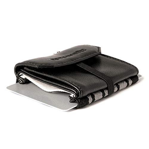 Cartera pequeña y Fina - Space Wallet 2.0 Pull con Bolsillo Adicional - de Piel, Cuero, Muchos Colores