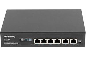 LANBERG POE+ SWITCH RACK 10"/19" RSFE-4P-2FE-60