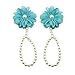 Produktbild Moonuy Baby Fußkettchen Kinder Mode 1 Paar Perle Chiffon Barfuß Kleinkind Fuß Blume Kunststoff Harz Lila Strand Sandalen dejorchicoco Für Baby Boy (C)