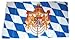 Produktbild Flagge Fahne Königreich Bayern 90 x 150 cm FLAGGENMAE®